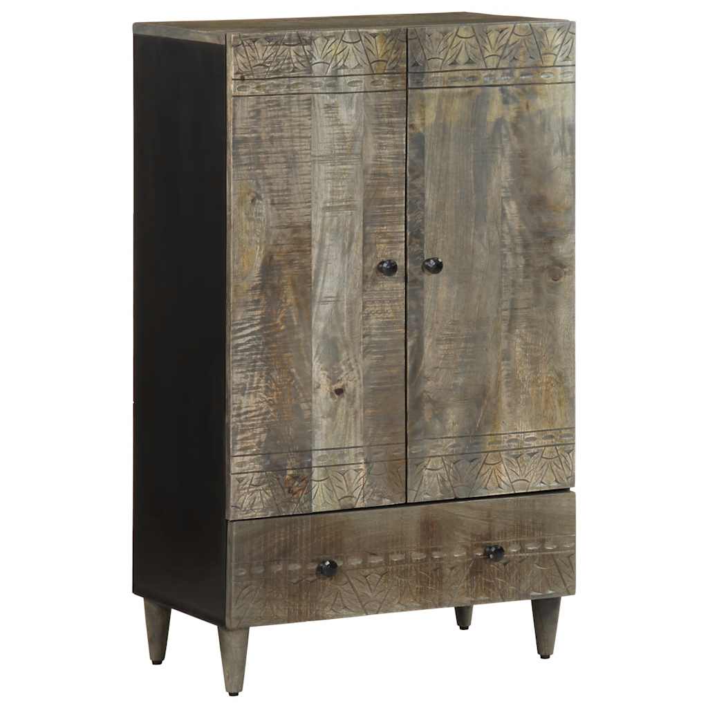 Highboard 60x33x100 cm Massivholz Mango