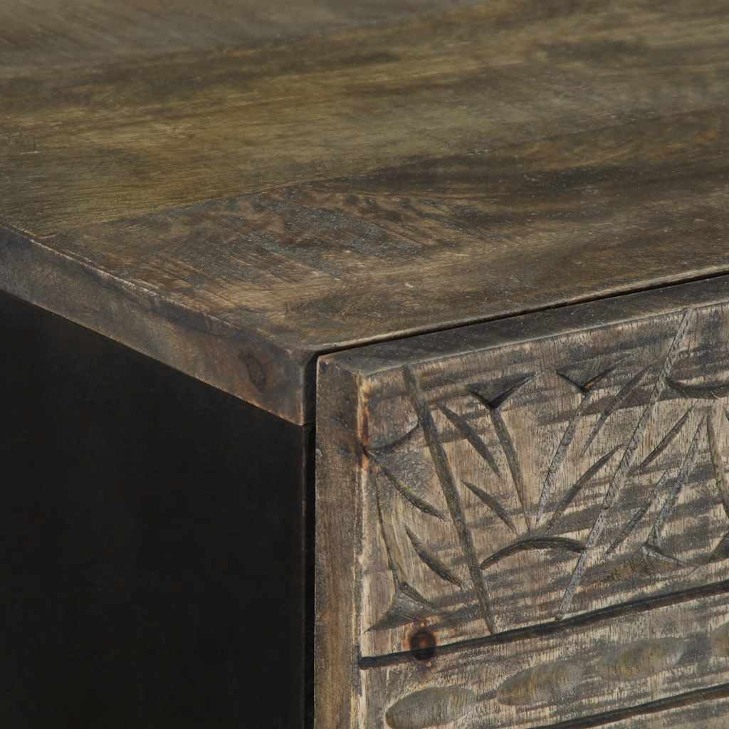 Highboard 60x33x100 cm Massivholz Mango