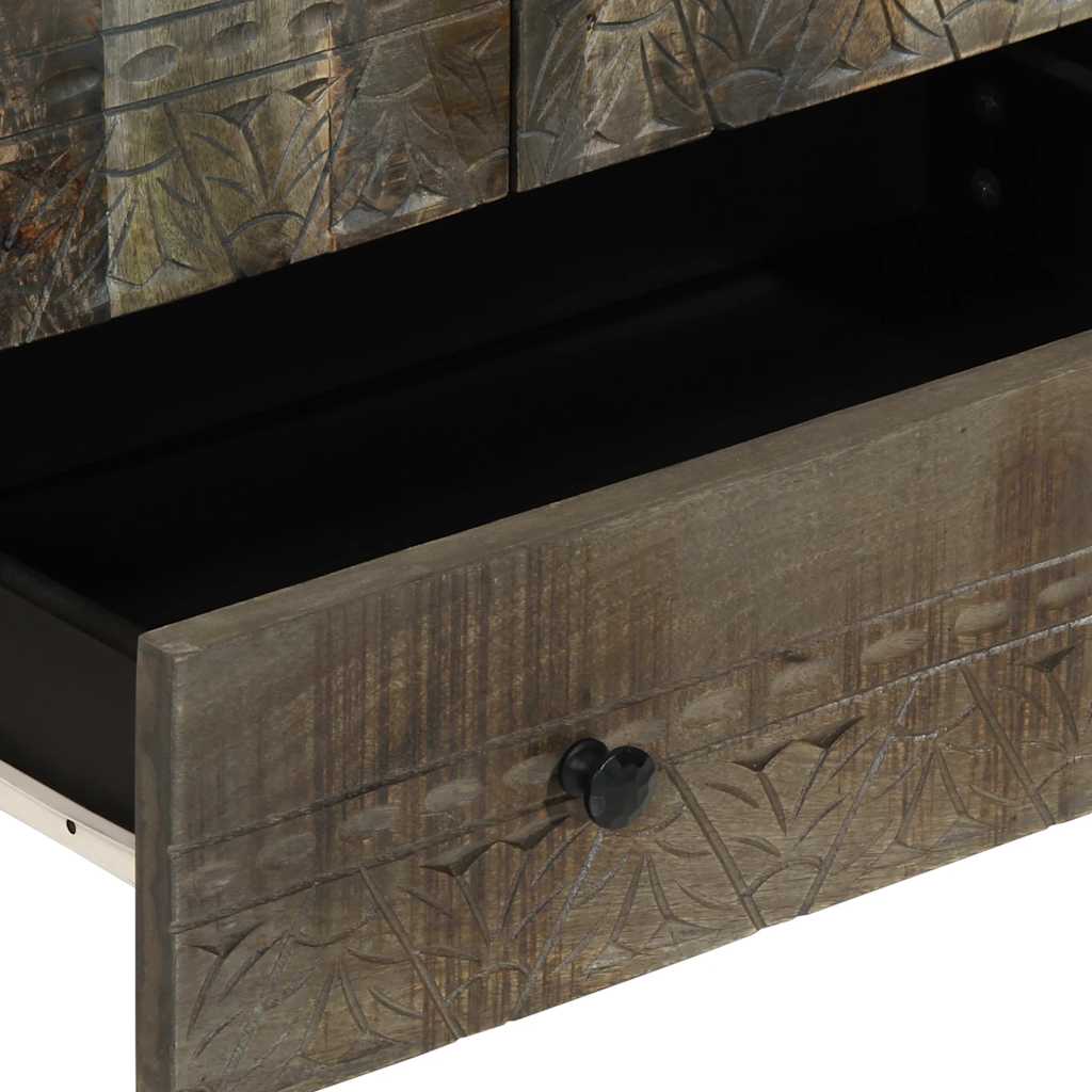 Highboard 60x33x100 cm Massivholz Mango