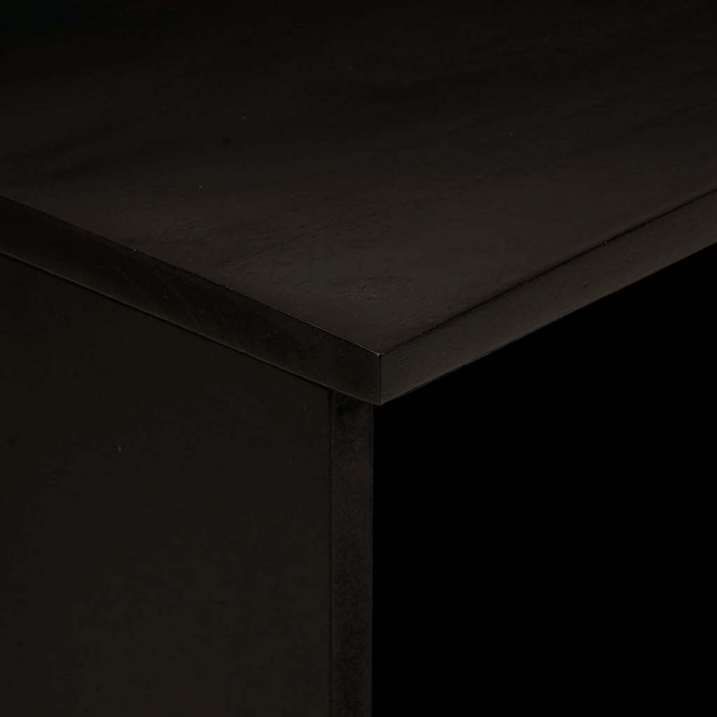 TV-Schränk Schwarz und Gold 70 x 33 x 46 cm Holzwerkstoff