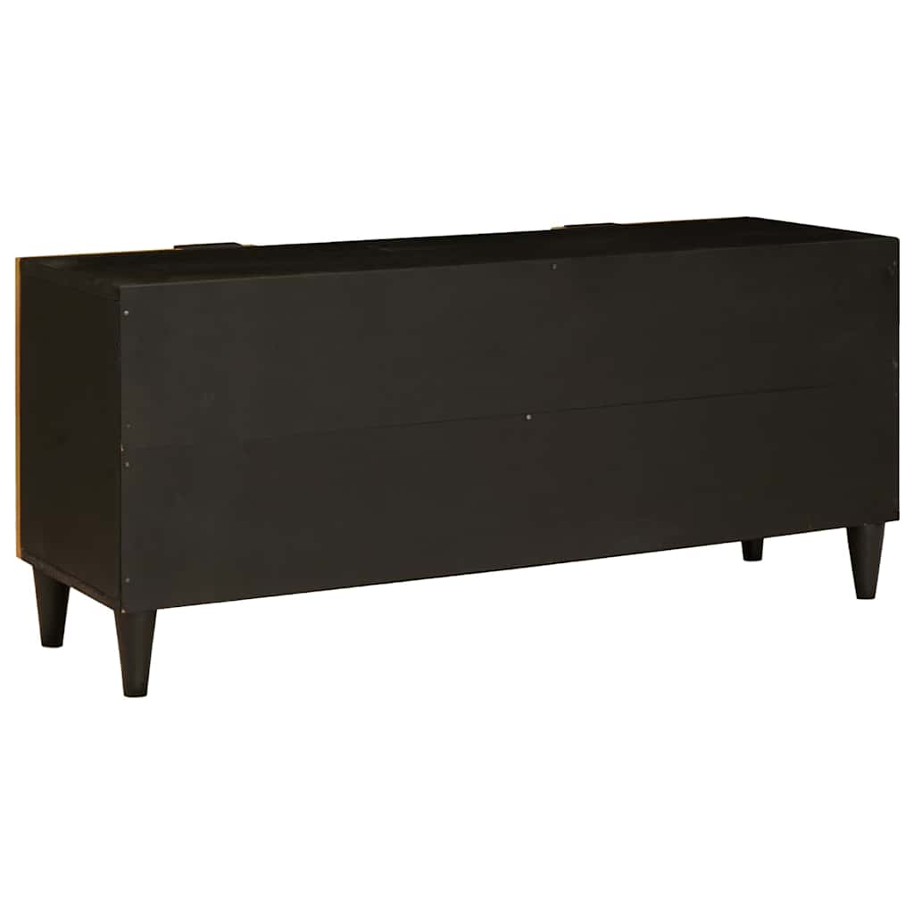 TV-Schränk Schwarz und Gold 105 x 33 x 46 cm Holzwerkstoff