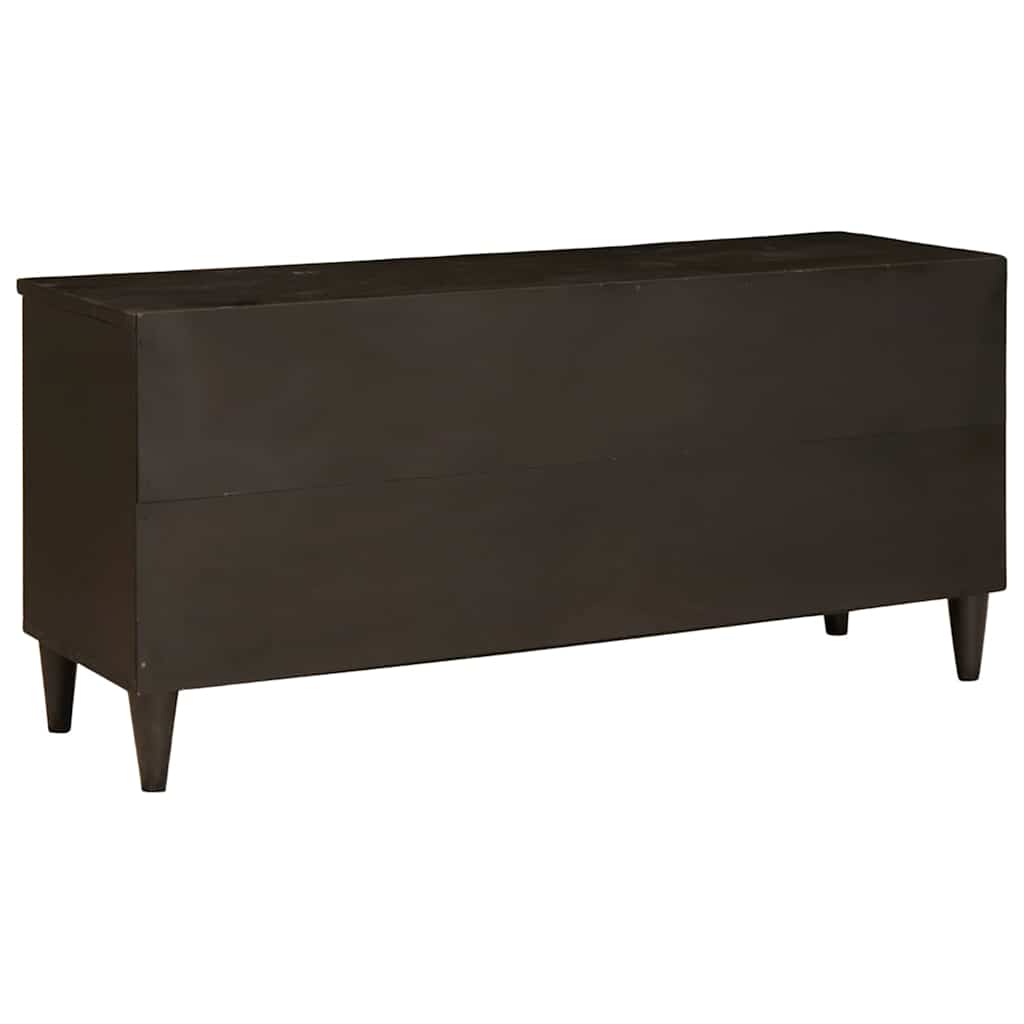 TV-Schränk Schwarz und Gold 100 x 33 x 46 cm Holzwerkstoff