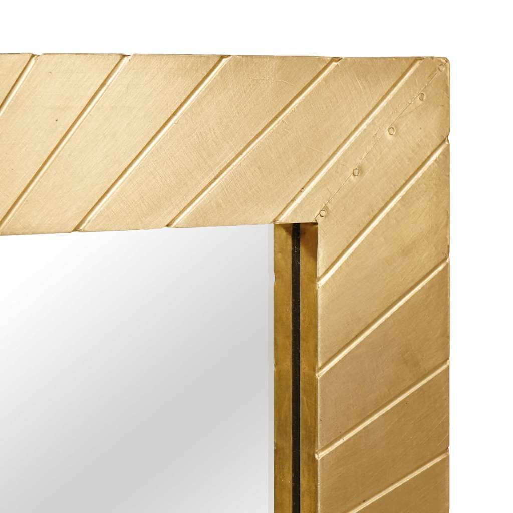 Badezimmer Spiegel Wandmontiert Gold 50 x 2,5 x 70 cm