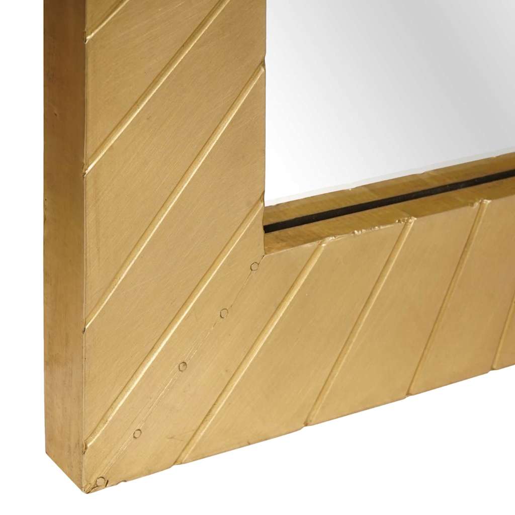 Badezimmer Spiegel Wandmontiert Gold 50 x 2,5 x 70 cm