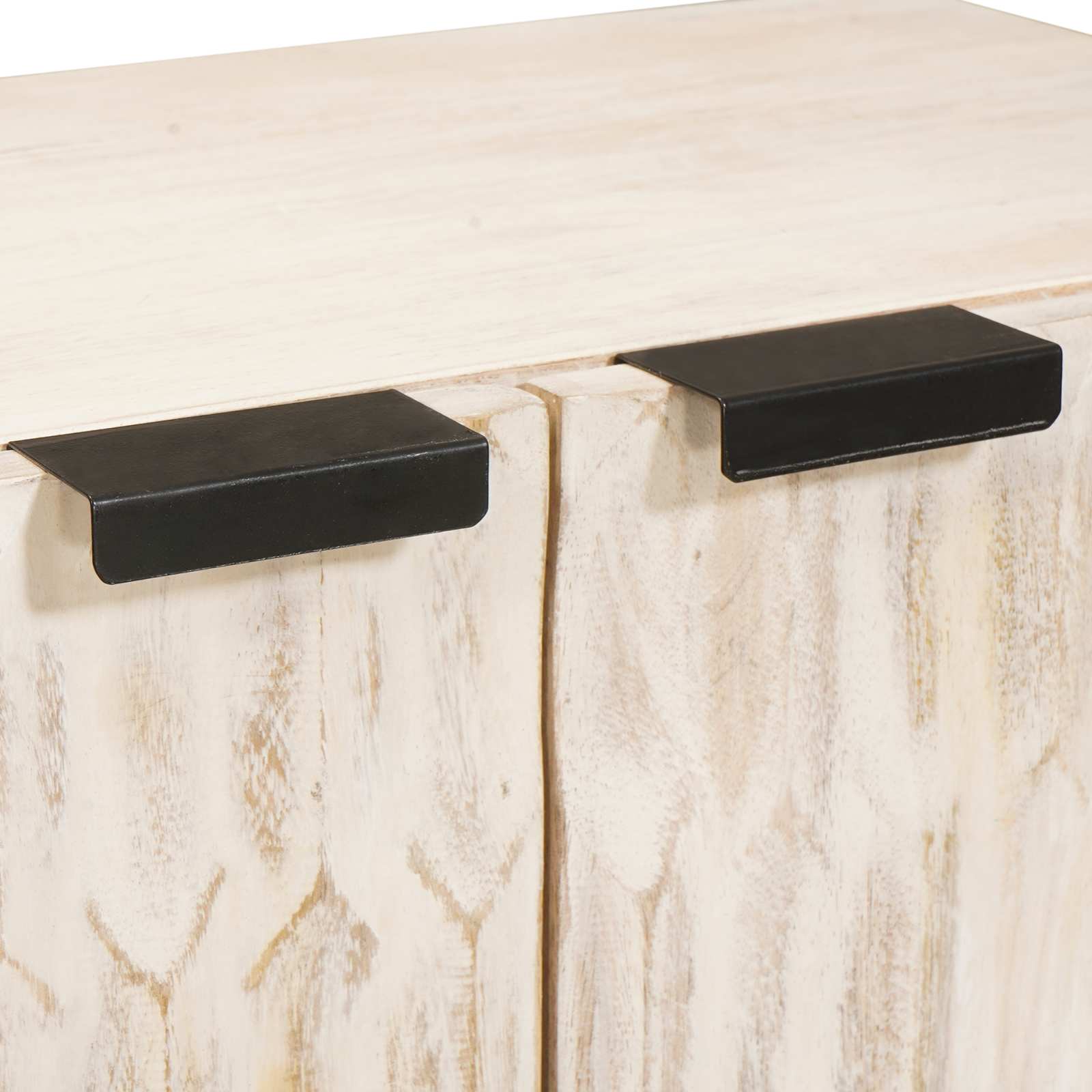 Sideboard Weiße gewaschene Oberfläche 60 x 33 x 75 cm