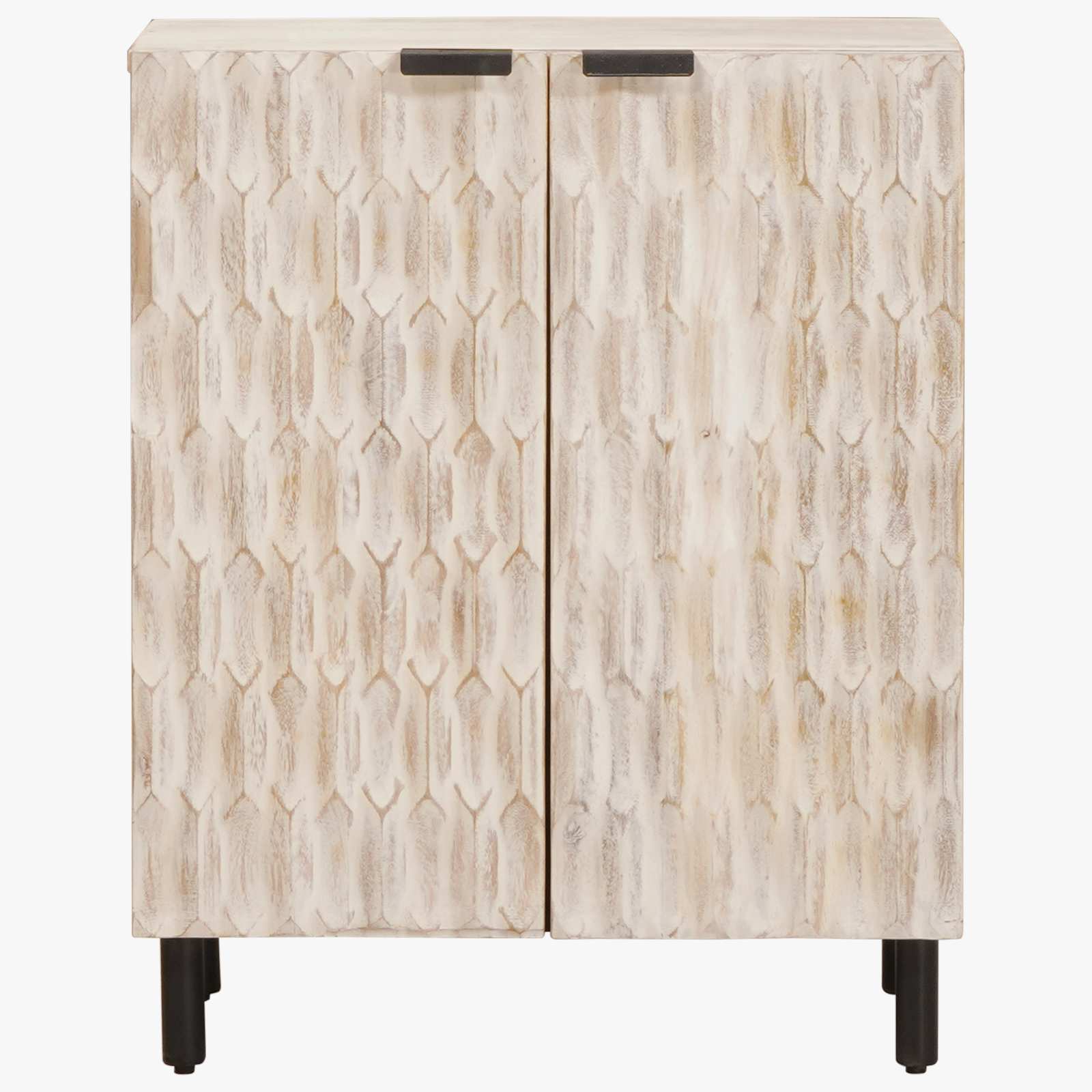 Sideboard Weiße gewaschene Oberfläche 60 x 33 x 75 cm
