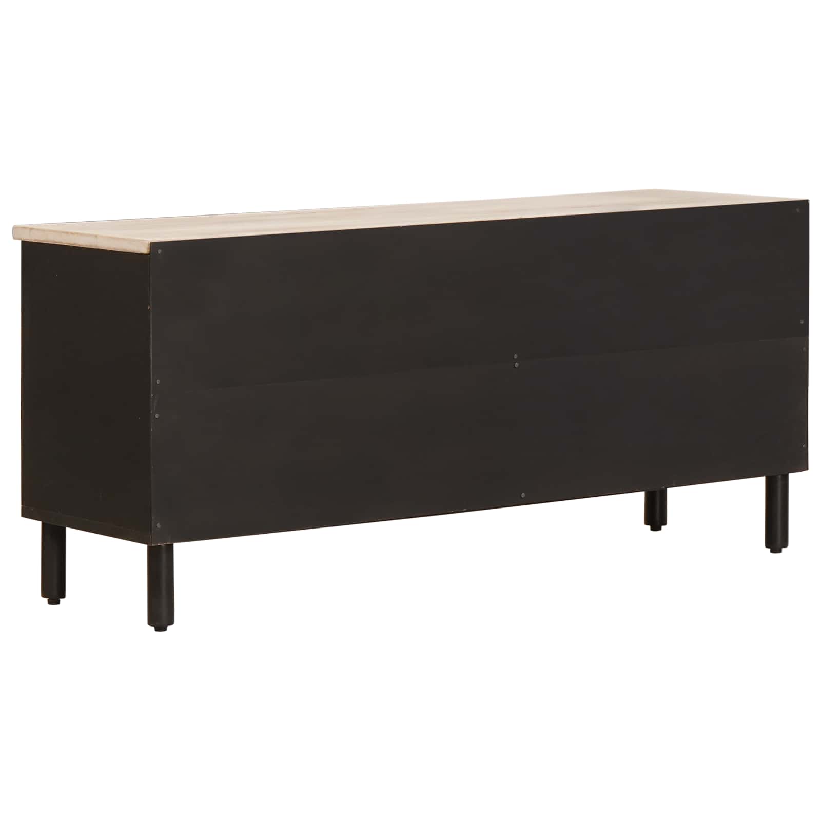 TV-Schränk Weiße gewaschene Oberfläche 100 x 33 x 46 cm