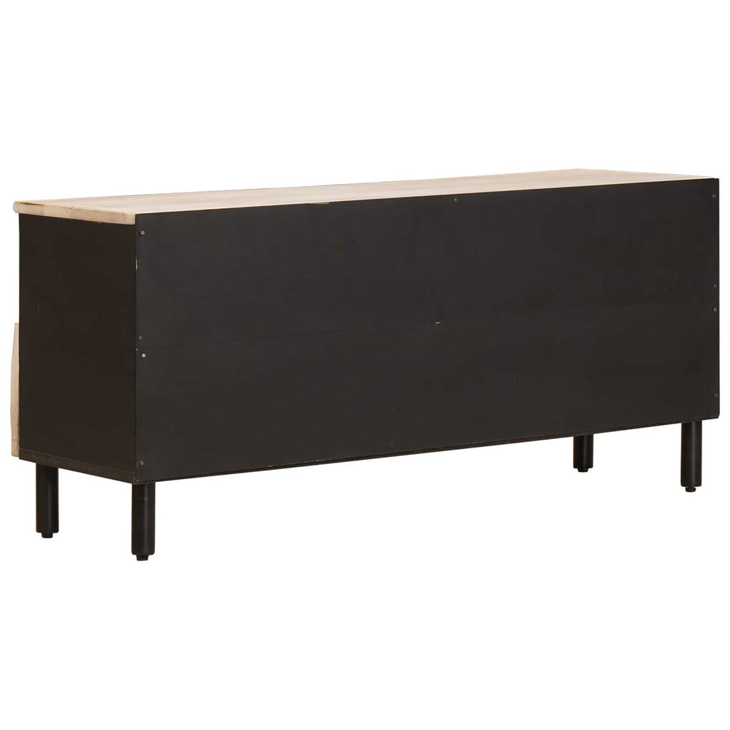 TV-Schränk Weiße gewaschene Oberfläche 100 x 33 x 46 cm