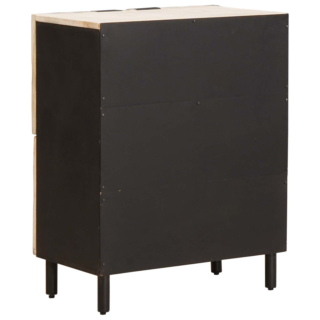 Sideboard mit Tür Weiße gewaschene Oberfläche 60 x 33 x 75 cm