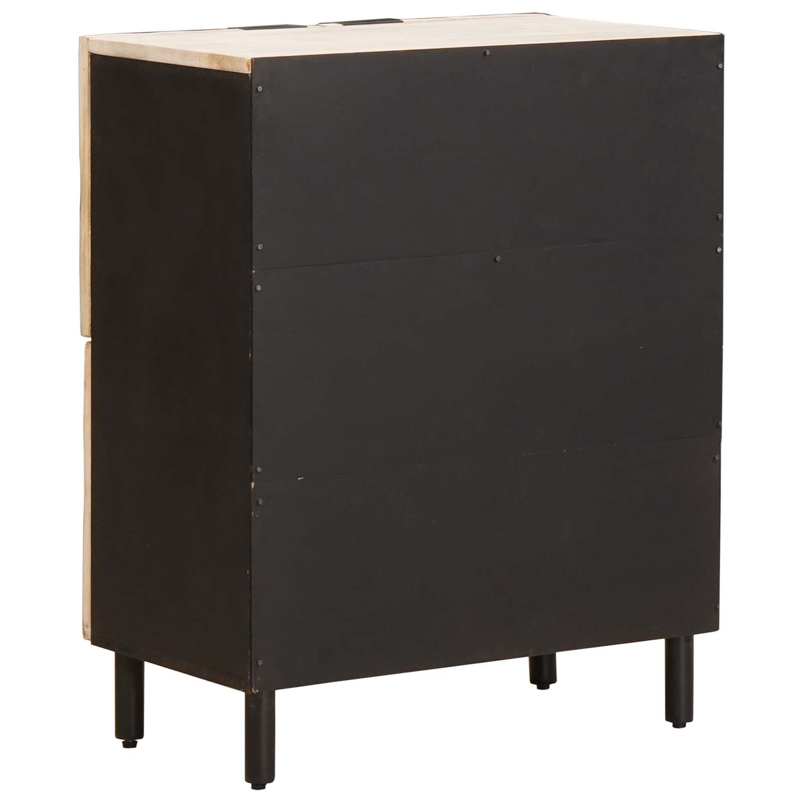 Sideboard mit Tür Weiße gewaschene Oberfläche 60 x 33 x 75 cm