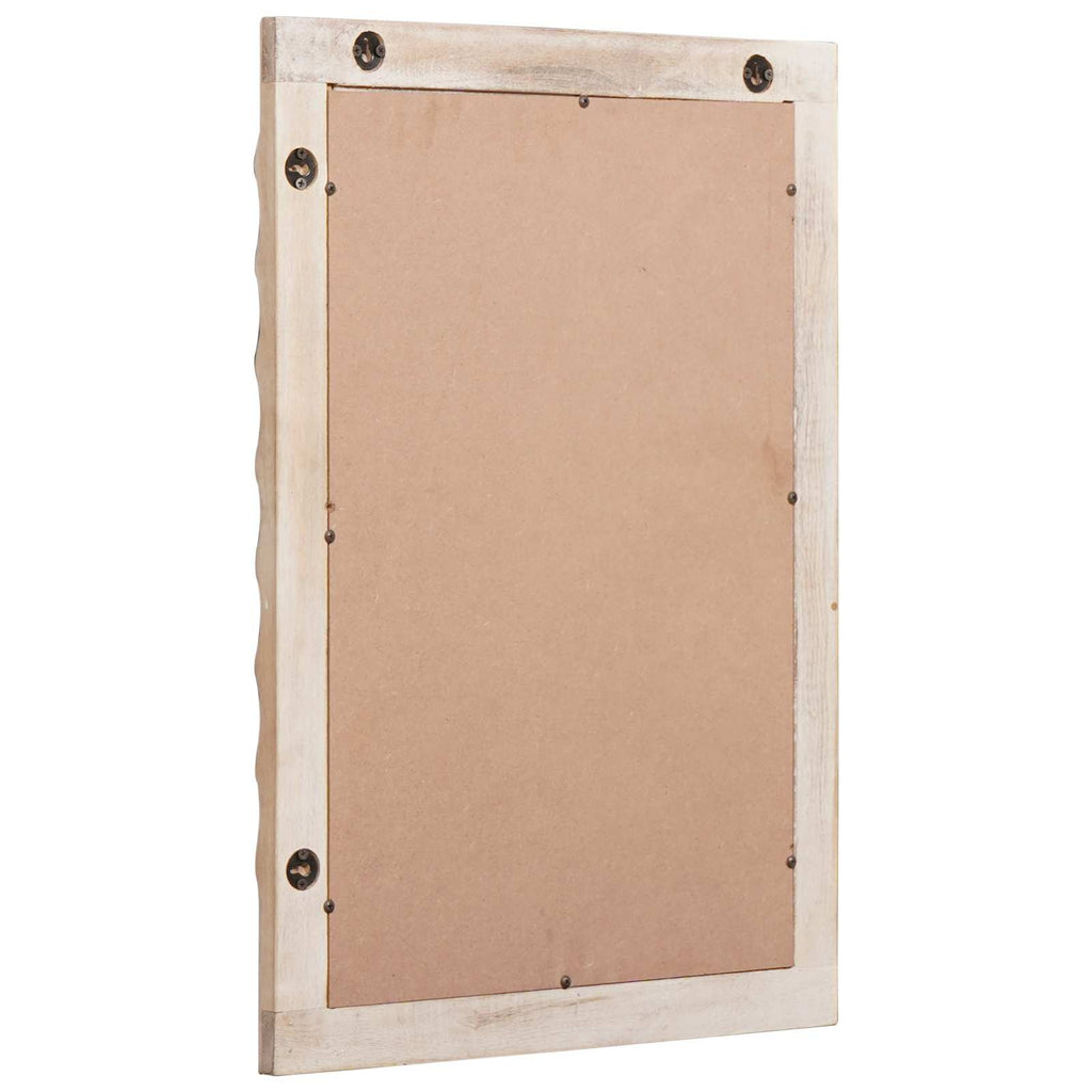 Badezimmer Spiegel Weiße gewaschene Oberfläche 50 x 70 x 2,5 cm