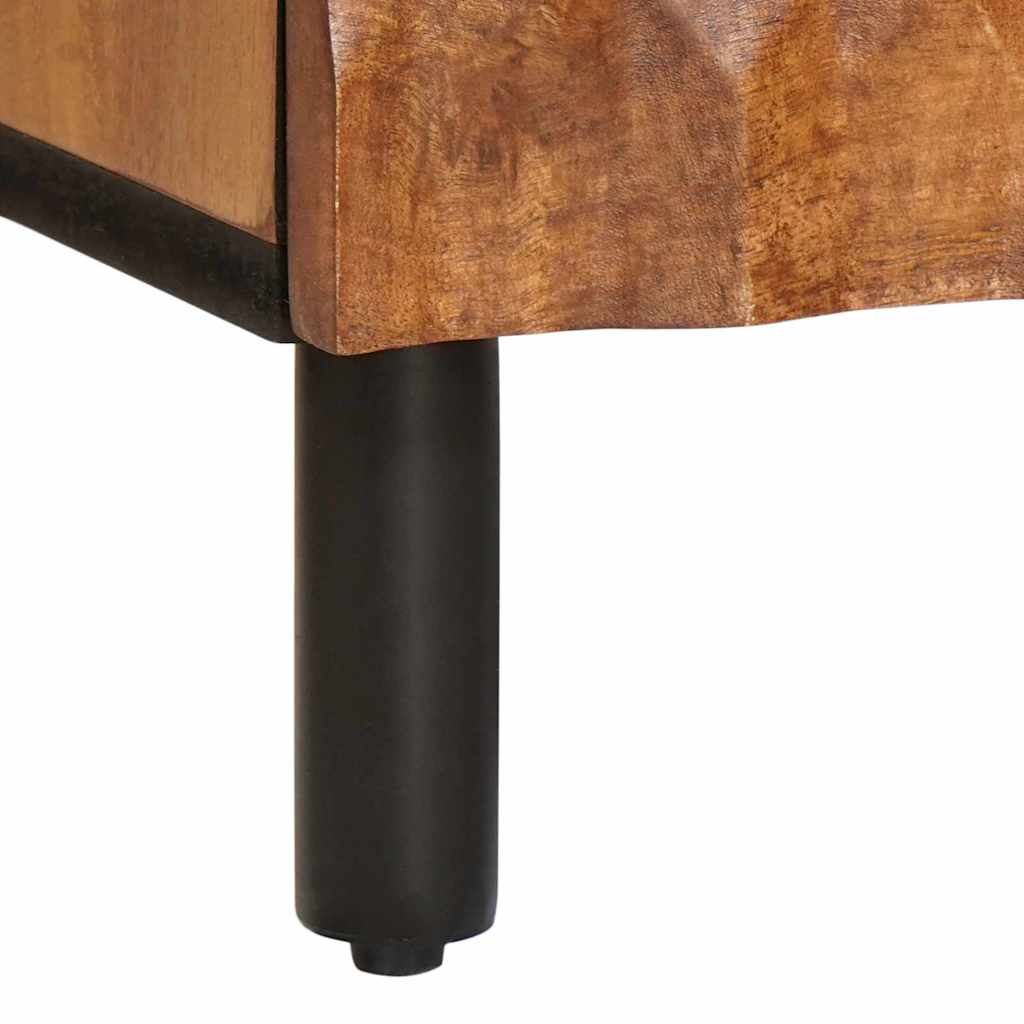 Nachttisch Braun 40 x 33 x 46 cm Massivholz Mango