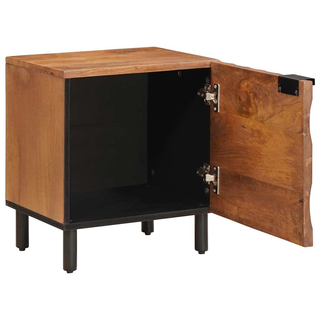 Nachttisch Braun 40 x 33 x 46 cm Massivholz Mango