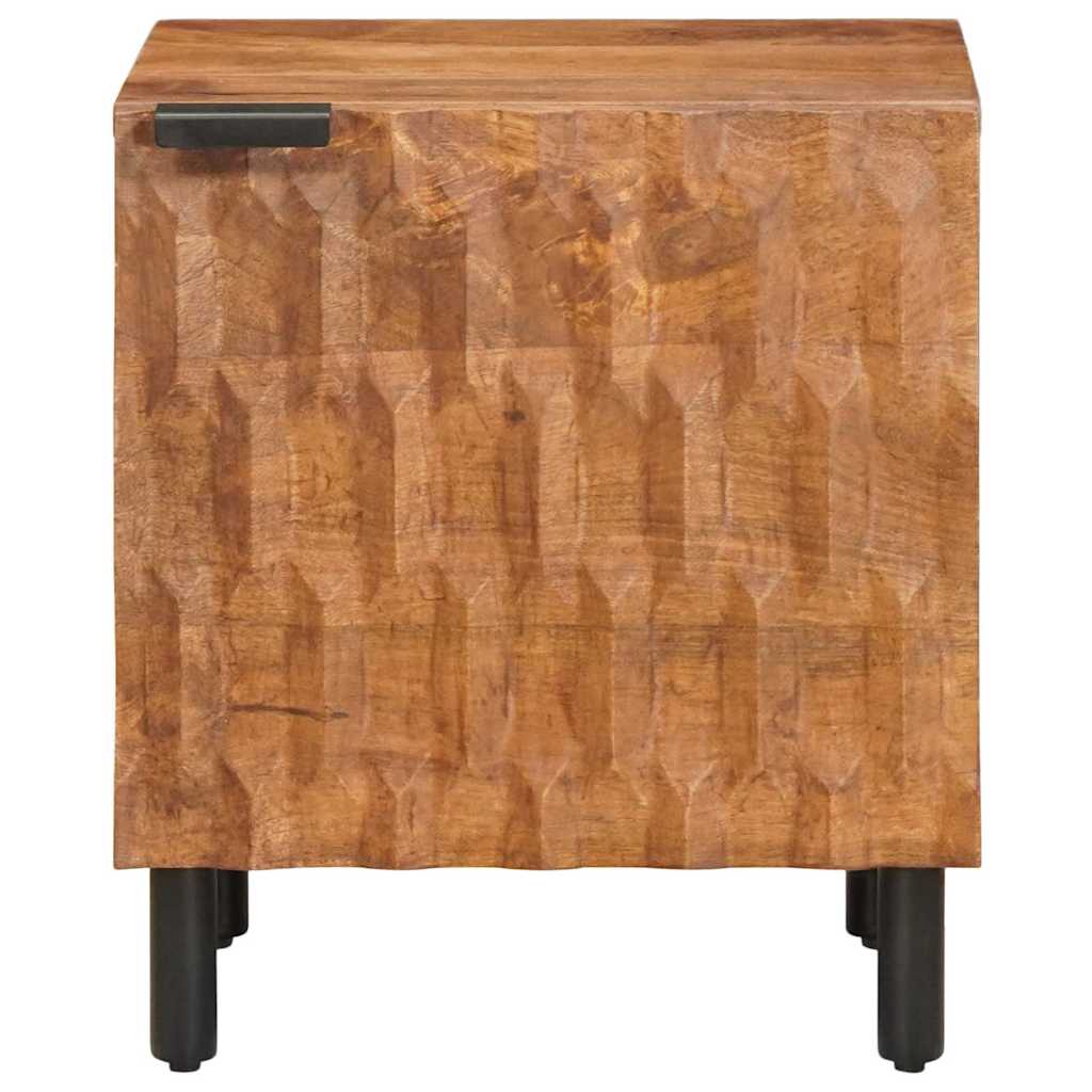 Nachttisch Braun 40 x 33 x 46 cm Massivholz Mango