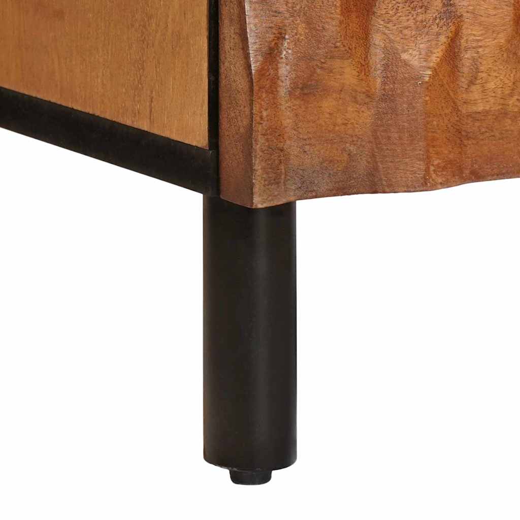 Nachttisch Braun 40 x 33 x 46 cm Massivholz Mango