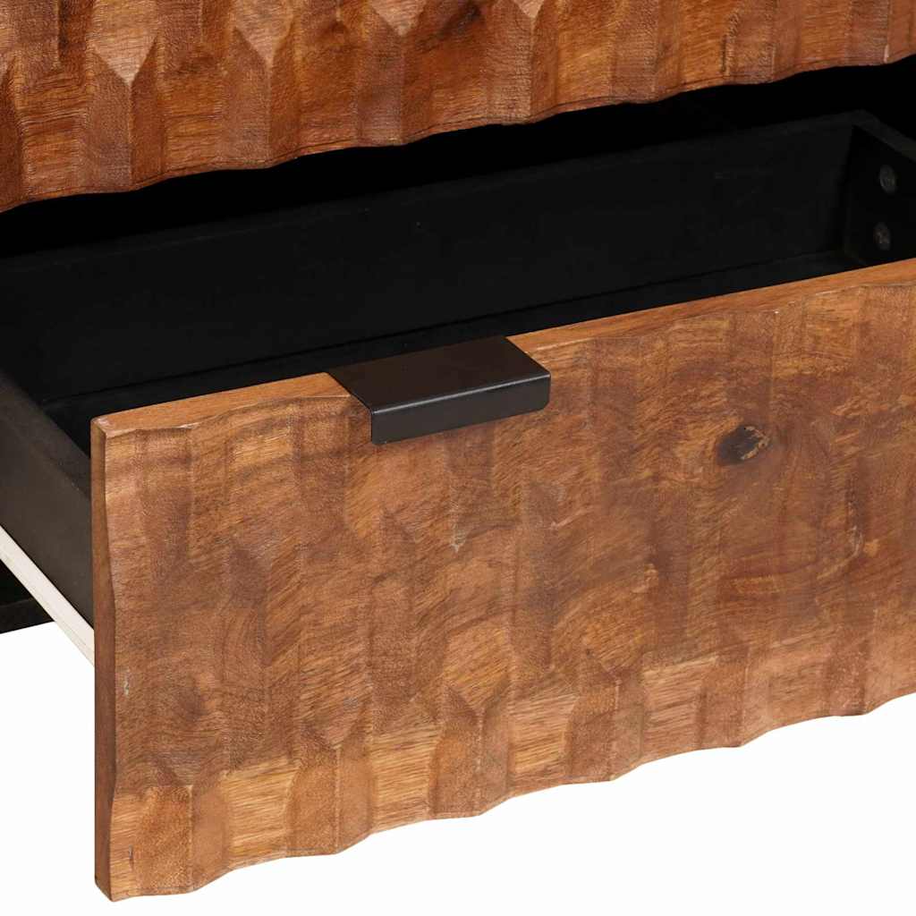 Sideboard Akazienbraune Oberfläche 60 x 33 x 75 cm