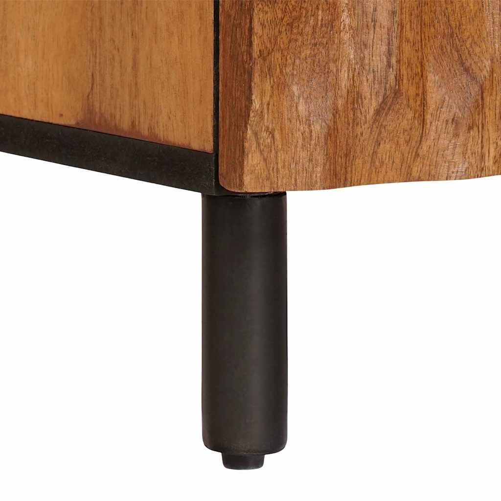 Nachttisch Braun 50 x 33 x 60 cm Massivholz Mango