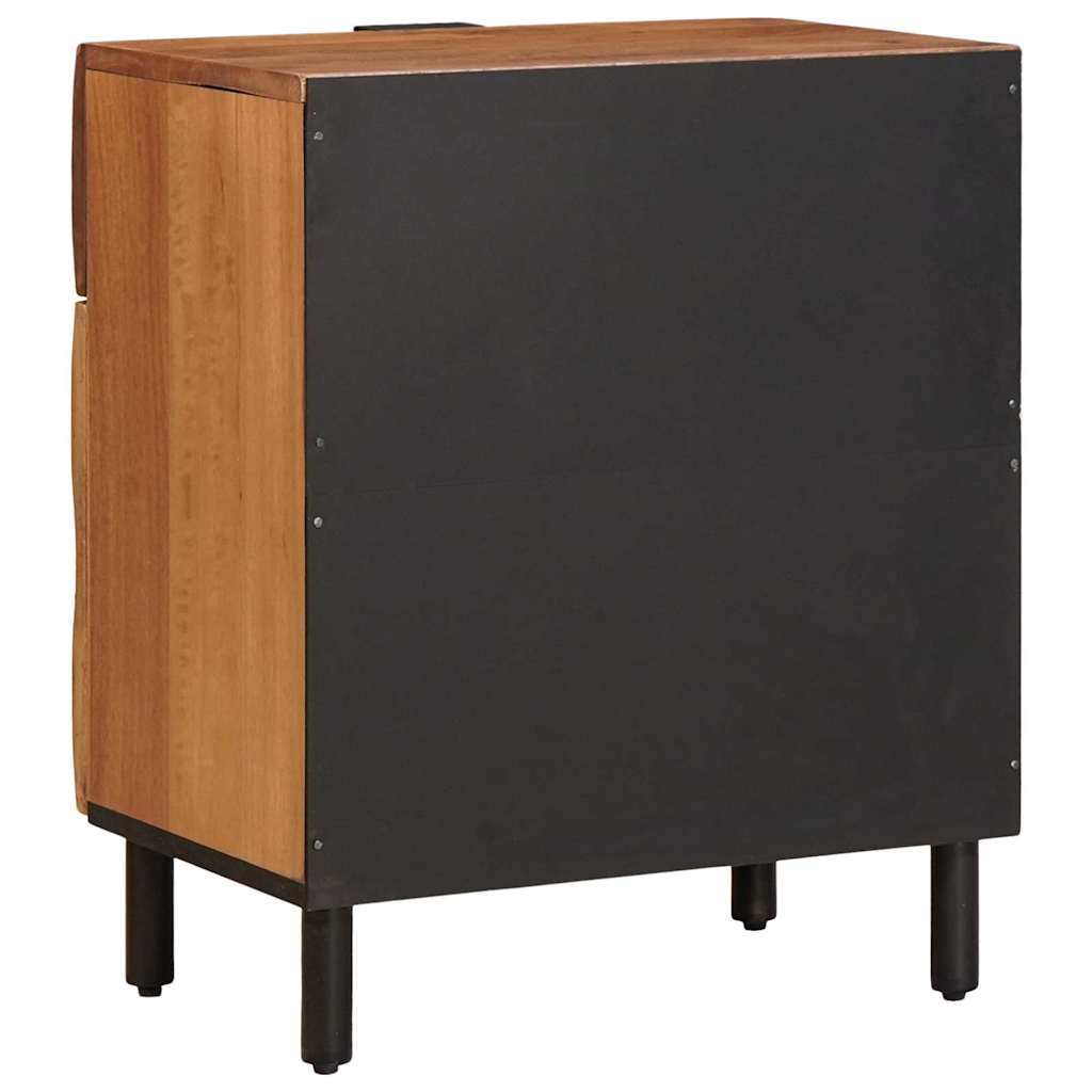Nachttisch Braun 50 x 33 x 60 cm Massivholz Mango