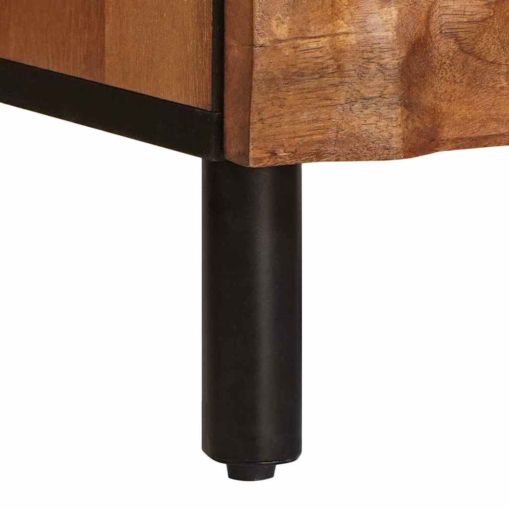 Nachttisch Braun 50 x 33 x 62 cm Massivholz Mango