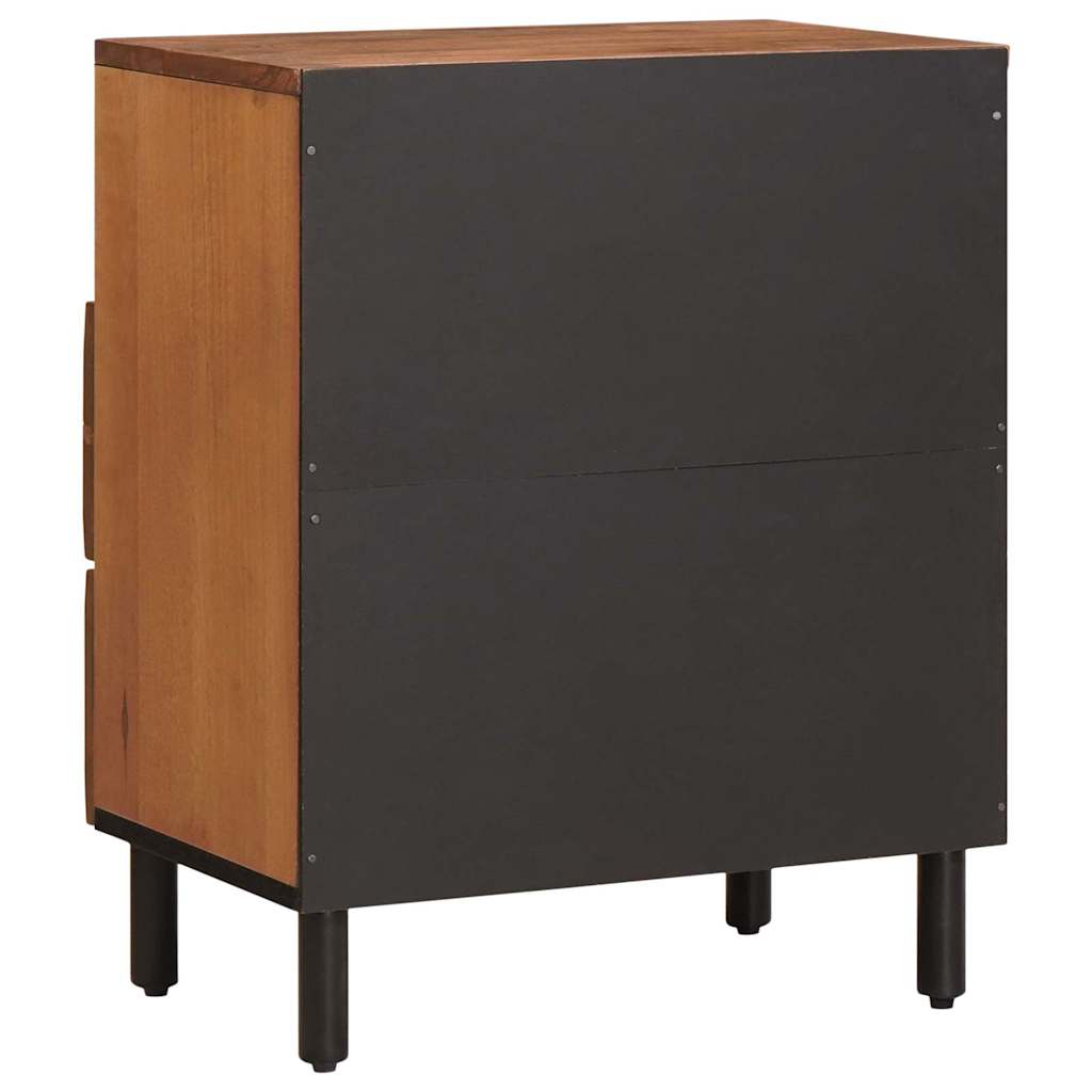 Nachttisch Braun 50 x 33 x 62 cm Massivholz Mango
