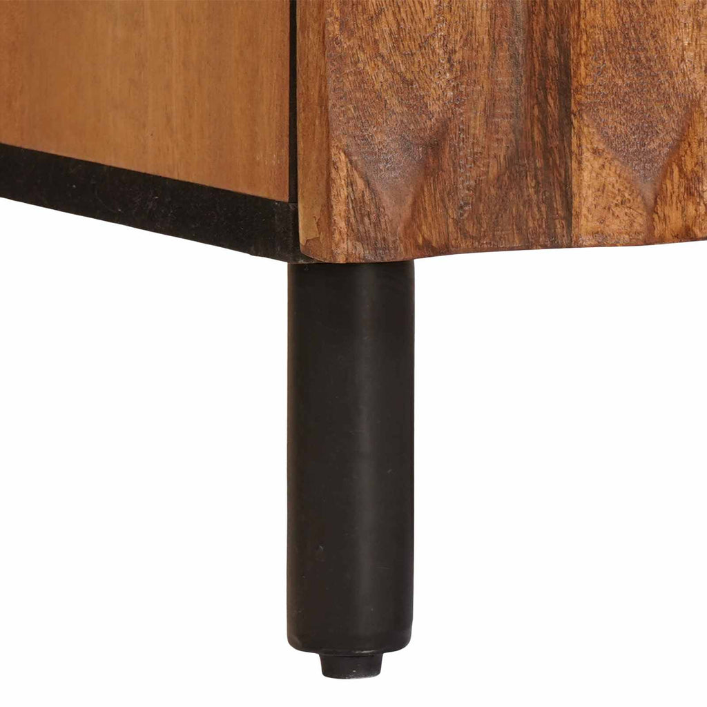 Waschbeckenschrank Braun 62 x 33 x 58 cm Massivholz Mango