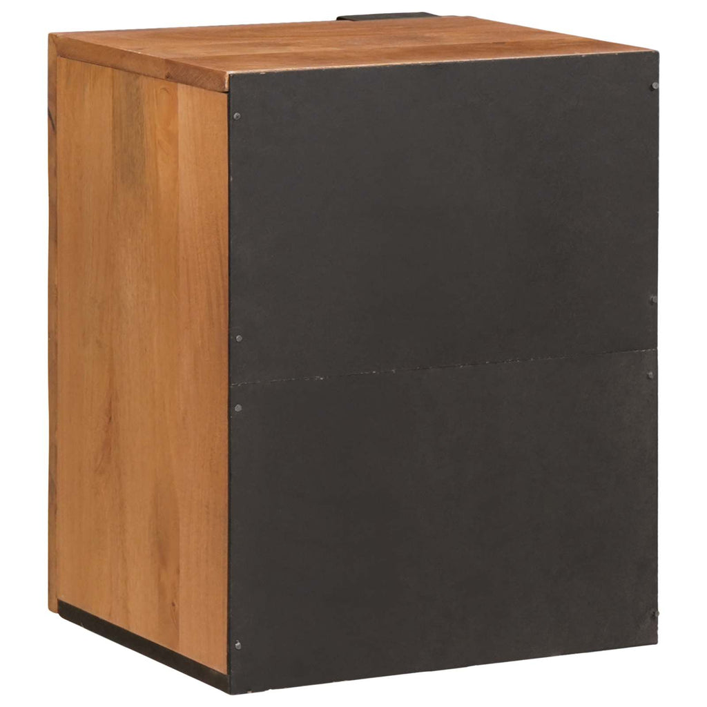 Badezimmer Hängeschrank Braun 38 x 33 x 48 cm Massivholz Mango
