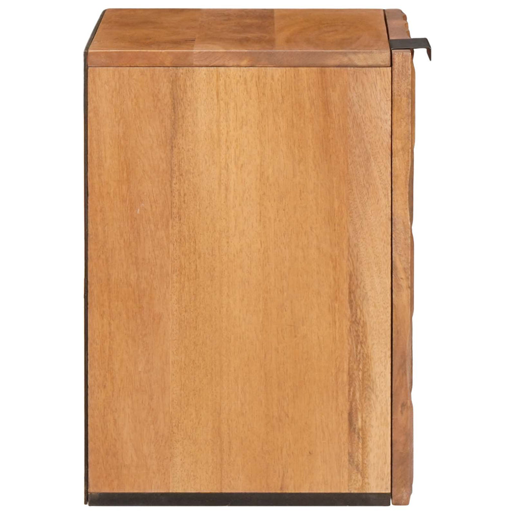 Badezimmer Hängeschrank Braun 38 x 33 x 48 cm Massivholz Mango