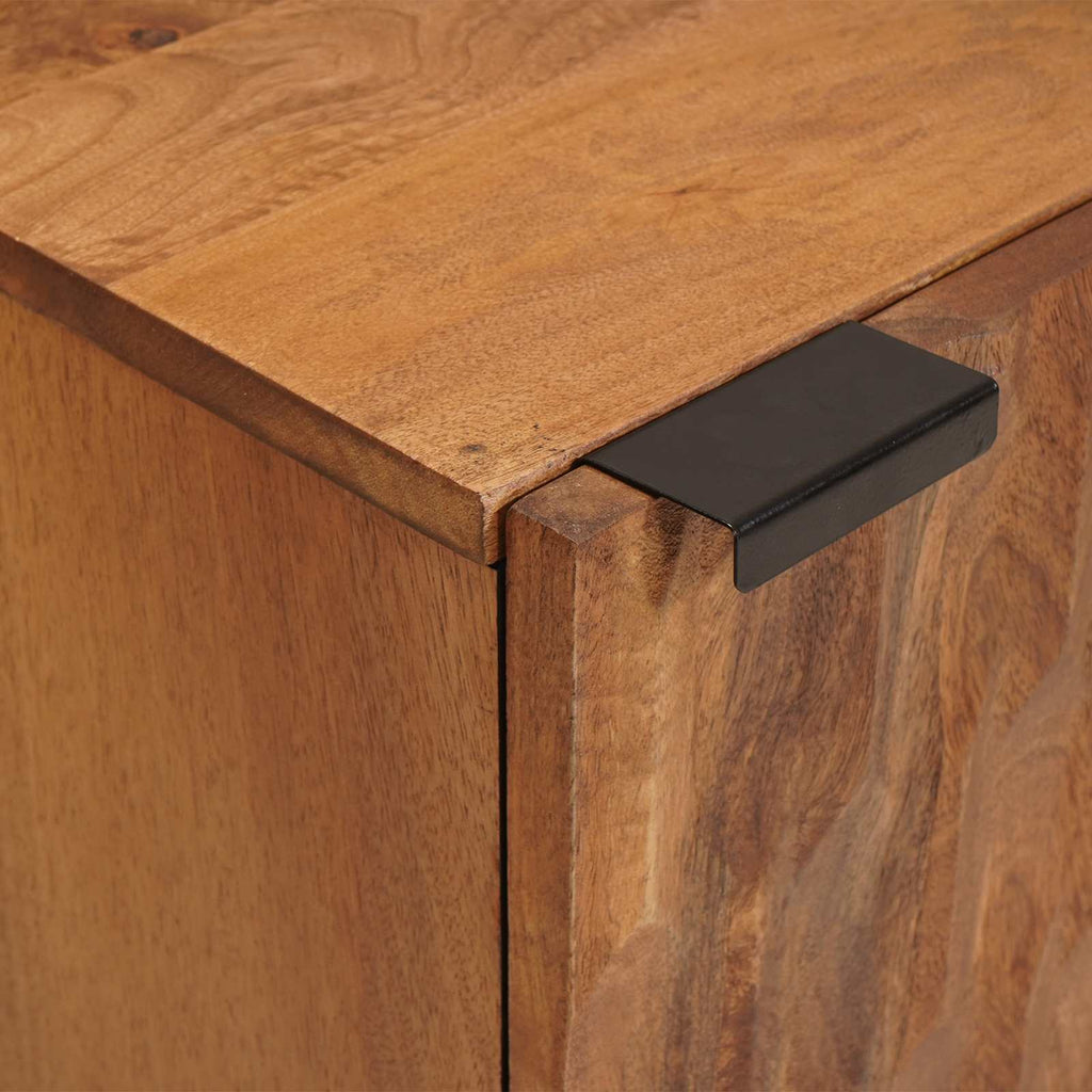 Badezimmerschrank Braun 38 x 33 x 58 cm Massivholz Mango