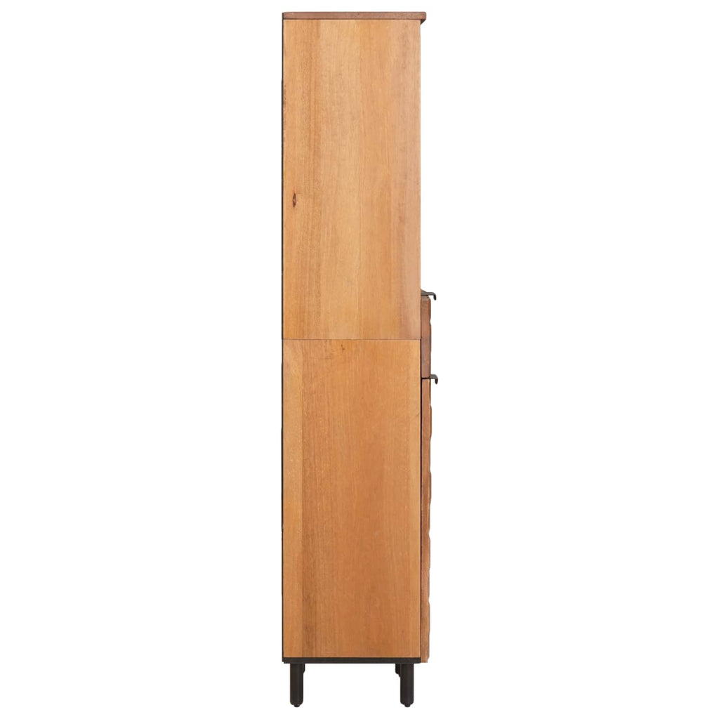 Badezimmerschrank Braun 38 x 33 x 160 cm Massivholz Mango