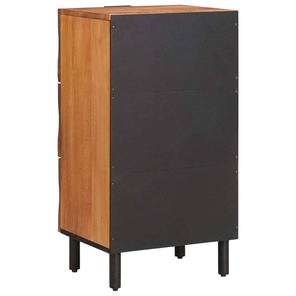 Sideboard mit Speicher Akazienbraune Oberfläche 40 x 33 x 75 cm