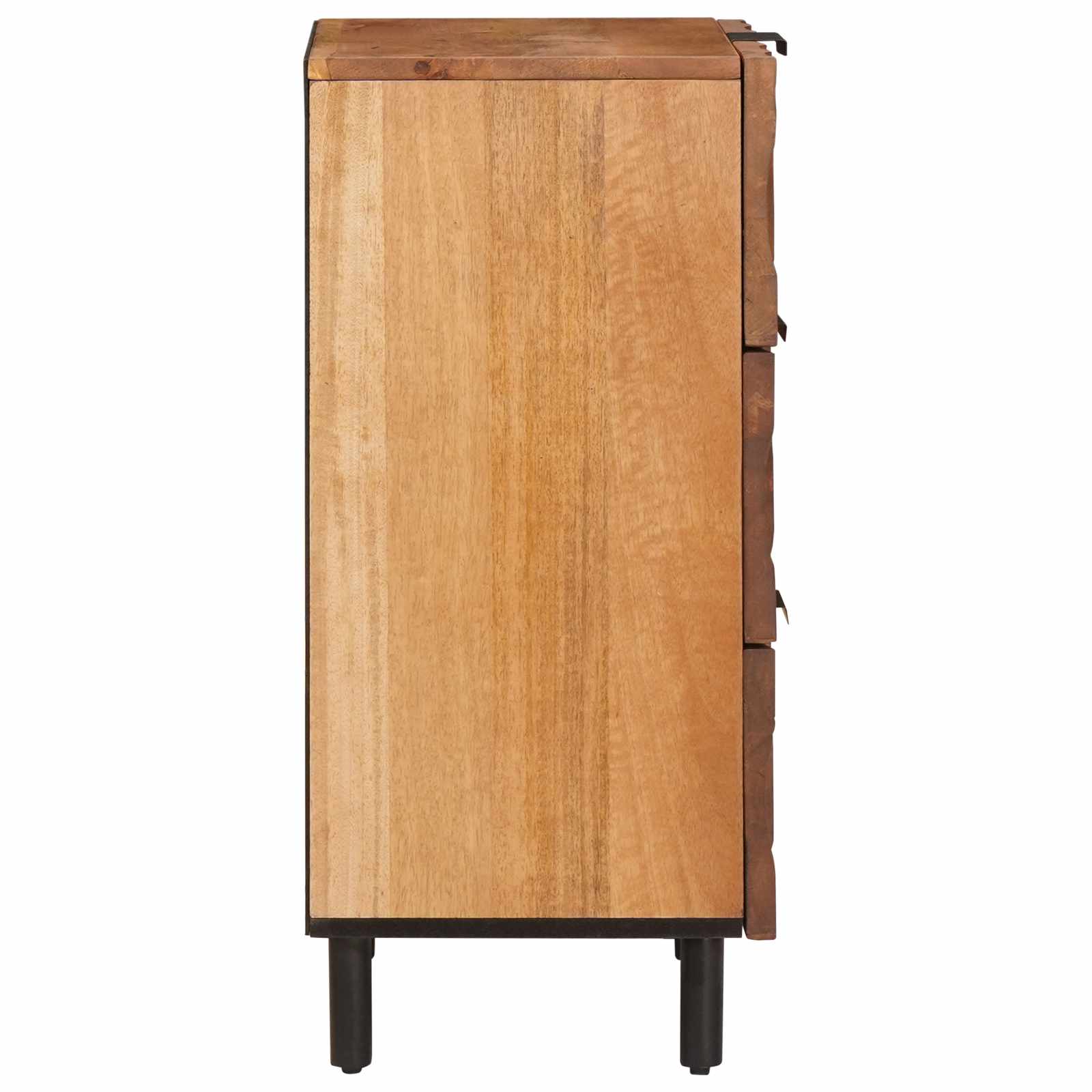 Sideboard mit Speicher Akazienbraune Oberfläche 40 x 33 x 75 cm