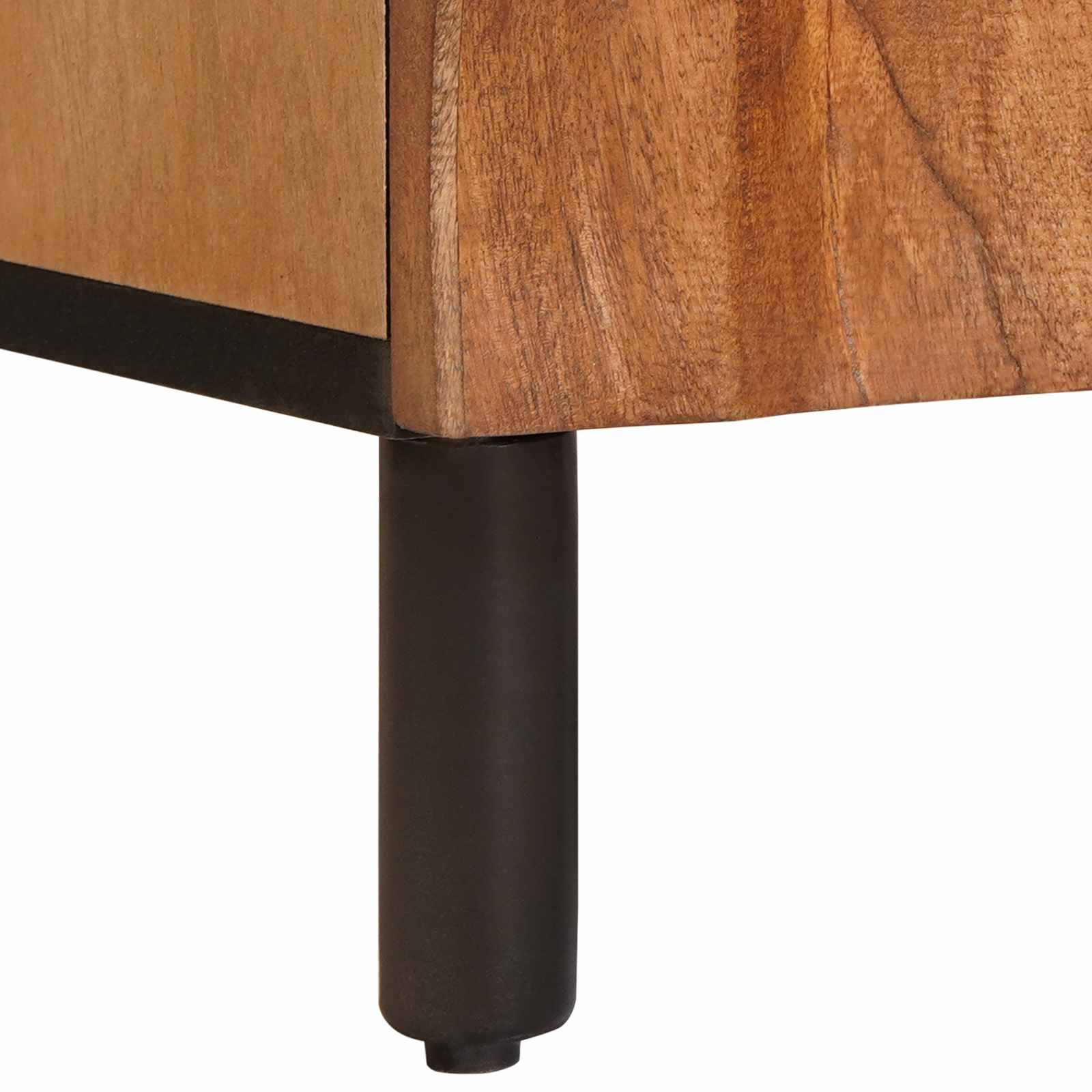 Sideboard mit Speicher Akazienbraune Oberfläche 60 x 33 x 75 cm