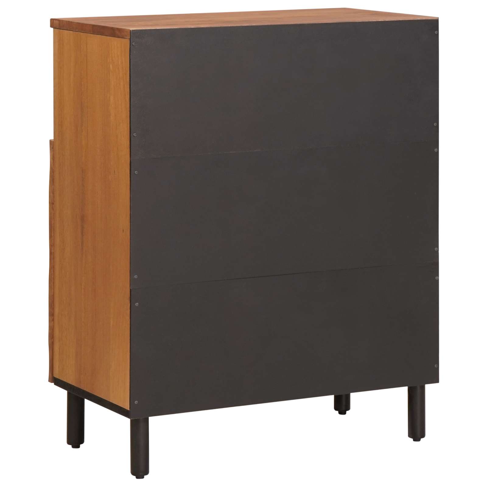 Sideboard mit Speicher Akazienbraune Oberfläche 60 x 33 x 75 cm