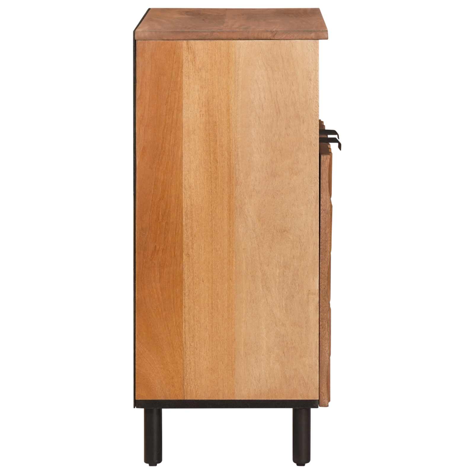 Sideboard mit Speicher Akazienbraune Oberfläche 60 x 33 x 75 cm