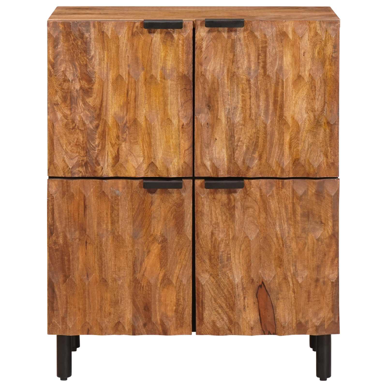 Sideboard mit Speicher Akazienbraune Oberfläche 60 x 33 x 75 cm