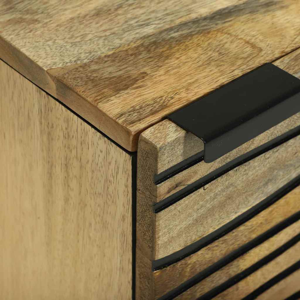 Nachttisch Natur 40 x 33 x 46 cm Holzwerkstoff