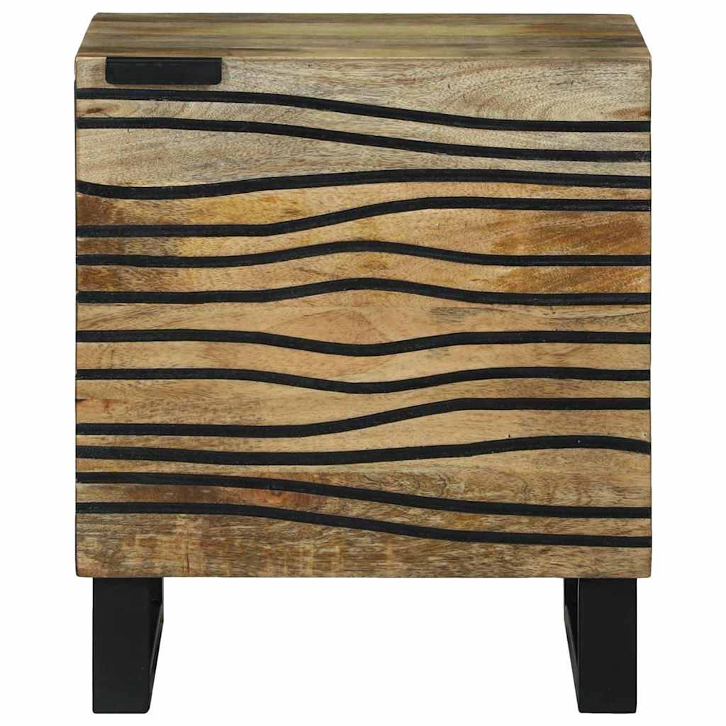 Nachttisch Natur 40 x 33 x 46 cm Holzwerkstoff