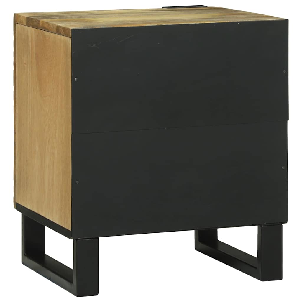 Nachttisch 2 pcs Natur 40 x 33 x 46 cm Holzwerkstoff
