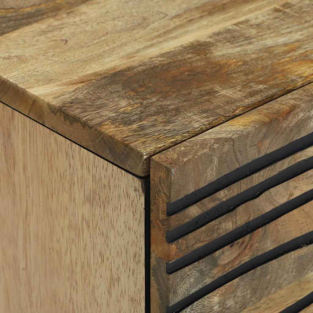 Nachttisch Natur 40 x 33 x 46 cm Holzwerkstoff