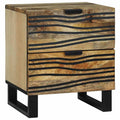 Nachttisch Natur 40 x 33 x 46 cm Holzwerkstoff