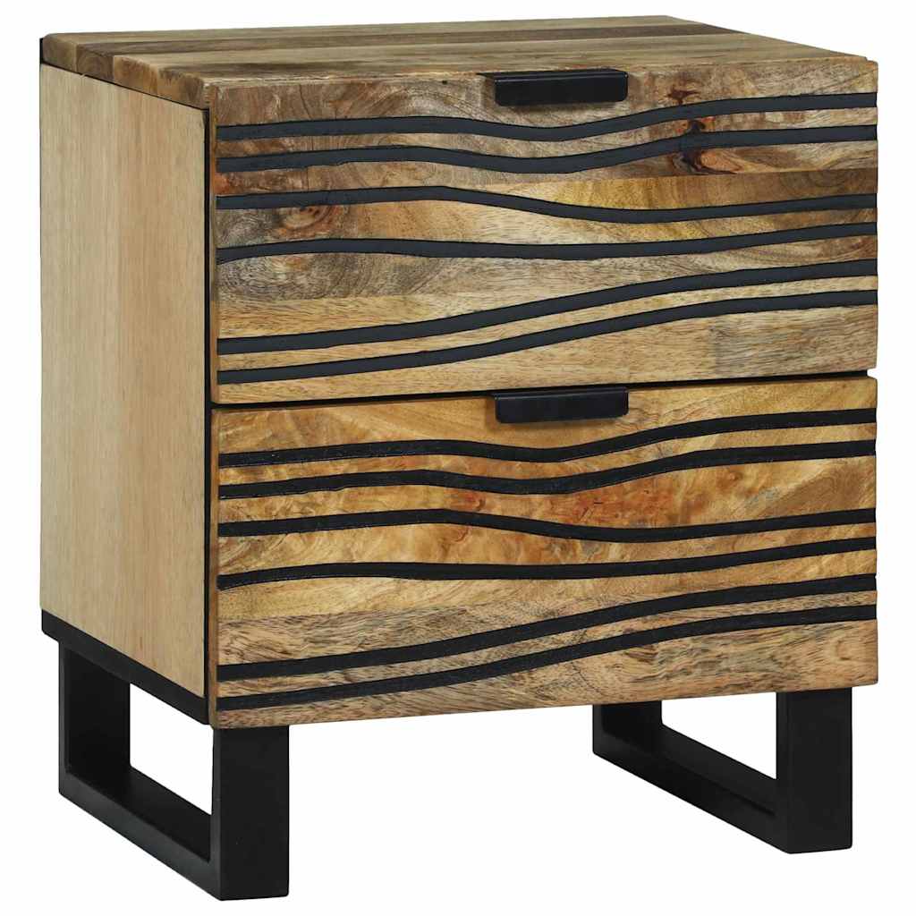 Nachttisch Natur 40 x 33 x 46 cm Holzwerkstoff