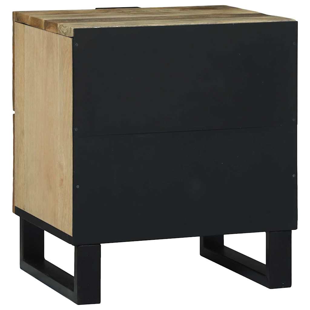 Nachttisch Natur 40 x 33 x 46 cm Holzwerkstoff