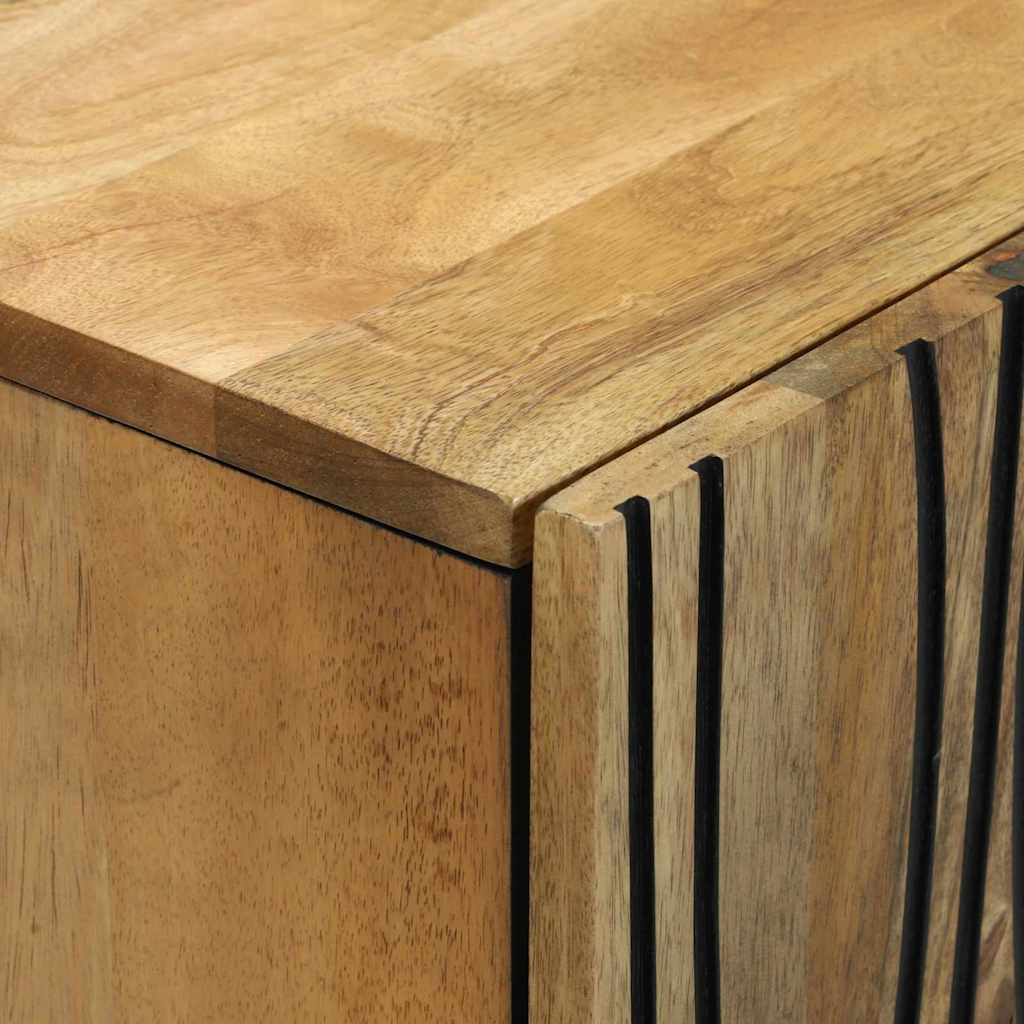 Sideboard Natur 60 x 33,5 x 75 cm Massivholz Mango