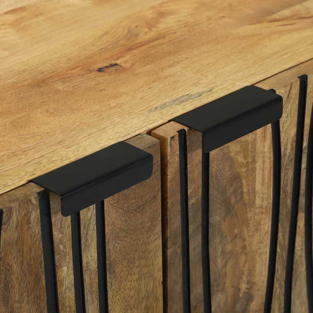 Sideboard Natur 60 x 33,5 x 75 cm Massivholz Mango