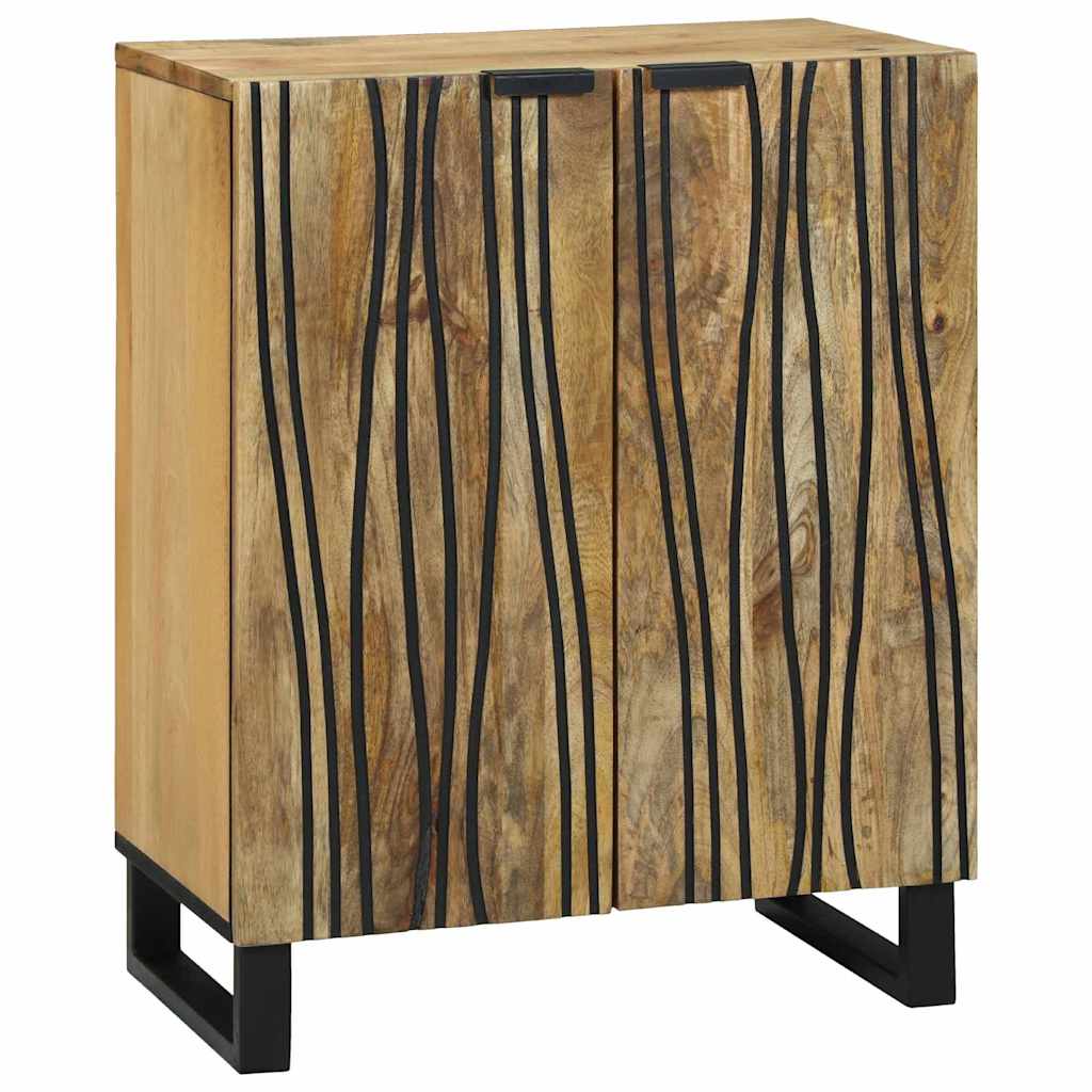 Sideboard Natur 60 x 33,5 x 75 cm Massivholz Mango