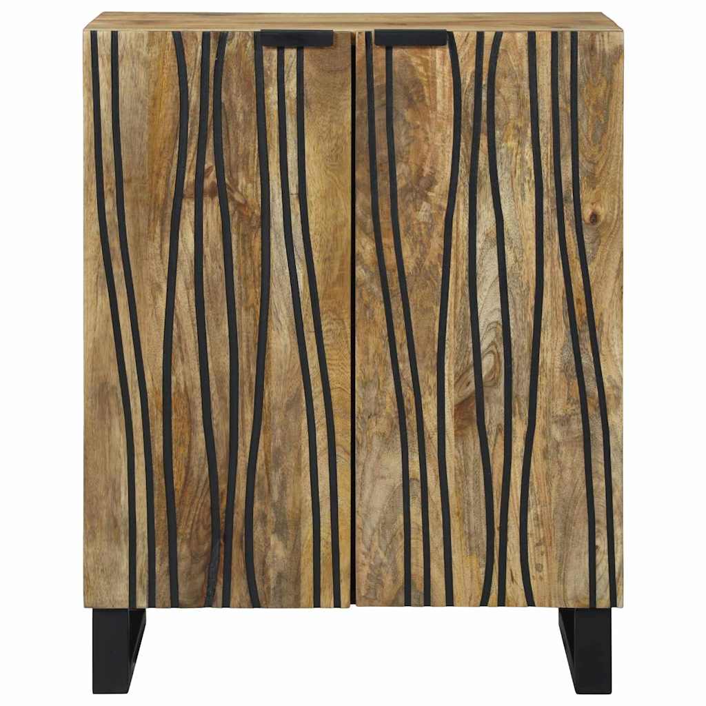 Sideboard Natur 60 x 33,5 x 75 cm Massivholz Mango