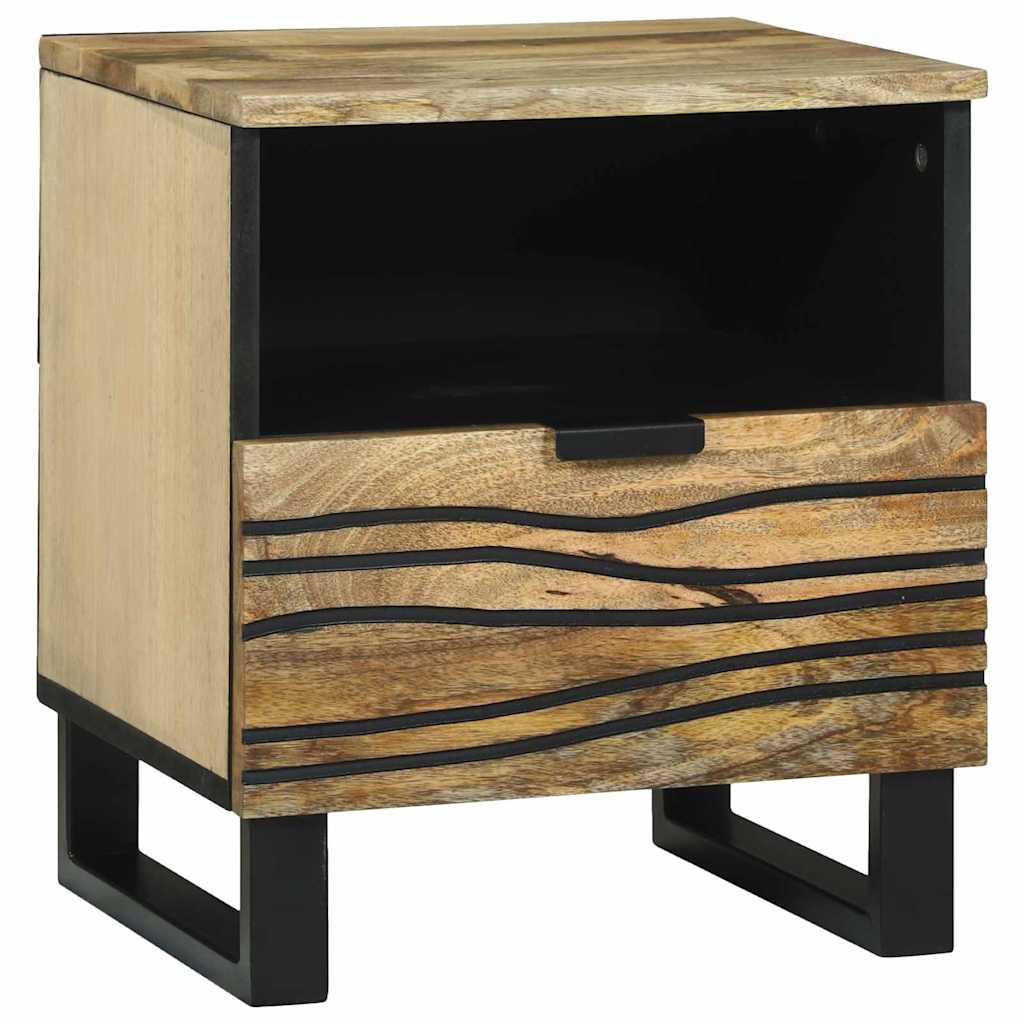 Nachttisch Natur 40 x 33 x 46 cm Holzwerkstoff