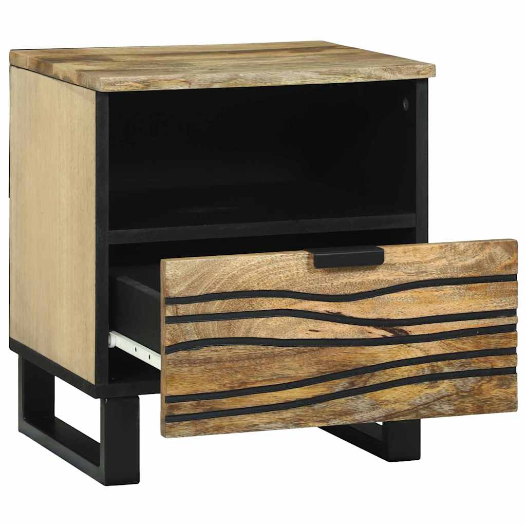 Nachttisch Natur 40 x 33 x 46 cm Holzwerkstoff
