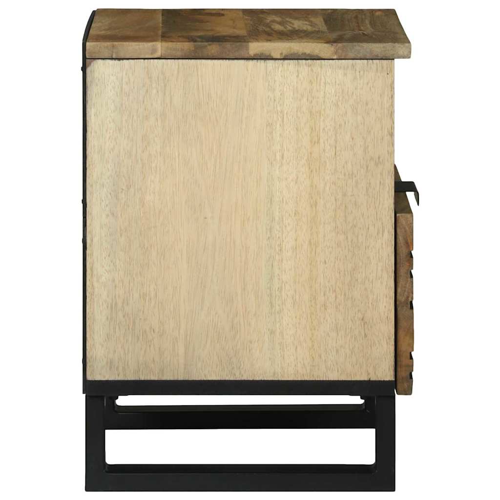 Nachttisch 2 pcs Natur 40 x 33 x 46 cm Holzwerkstoff