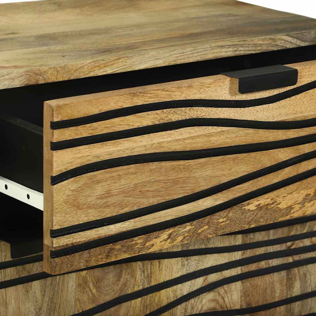 Nachttisch Natur 50 x 33 x 60 cm Holzwerkstoff